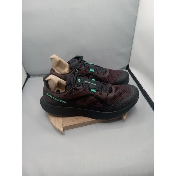 Salomon‎ Ultra Flow Black / Coffee Trail Running Shoe 475934 Men's Size 11